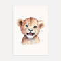 baby lion poster kids wall art