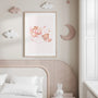 bear in the clouds poster girls bedroom wall art