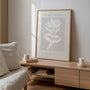 botanical poster gallery wall neutral composition  