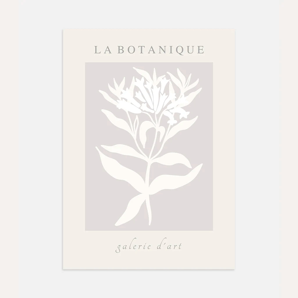 botanical branch poster minimalist wall art  
