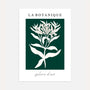 botanical vert poster green minimalist geometric wall art