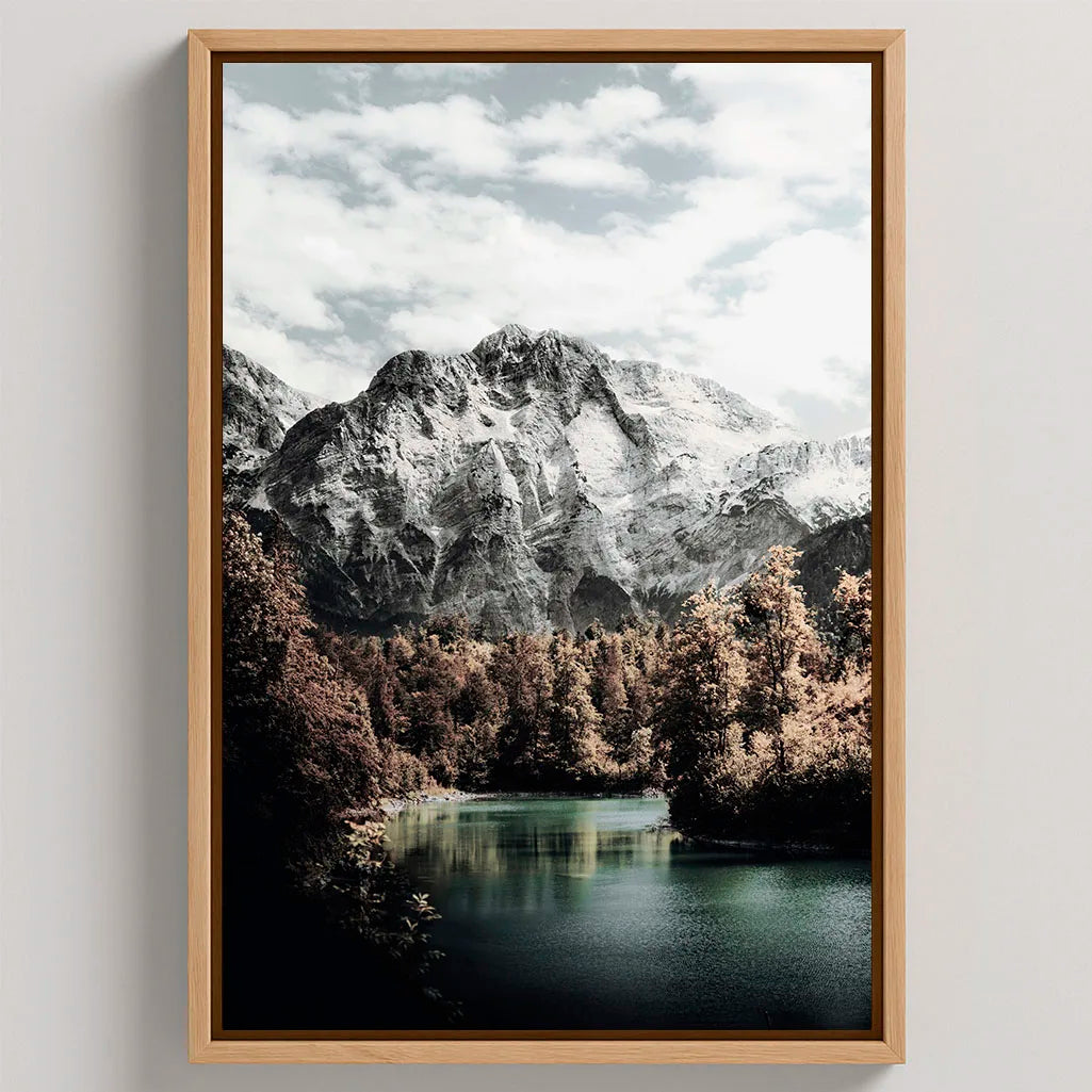 Ingelijst canvas - Kracht van de bergen