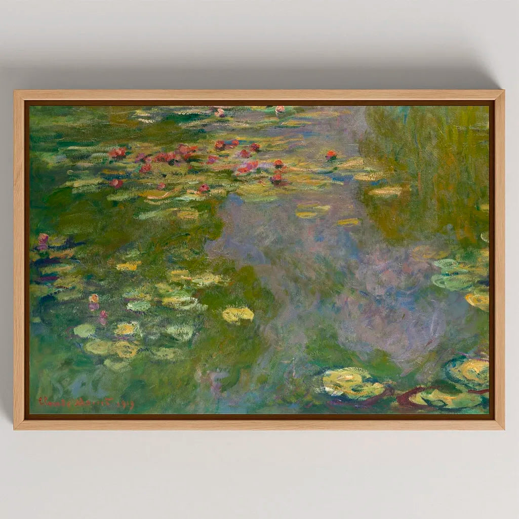 Ingelijst canvas - Waterlelies 1919
