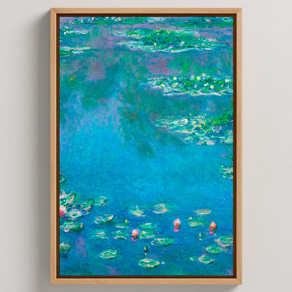 Ingelijst canvas - Waterlelies