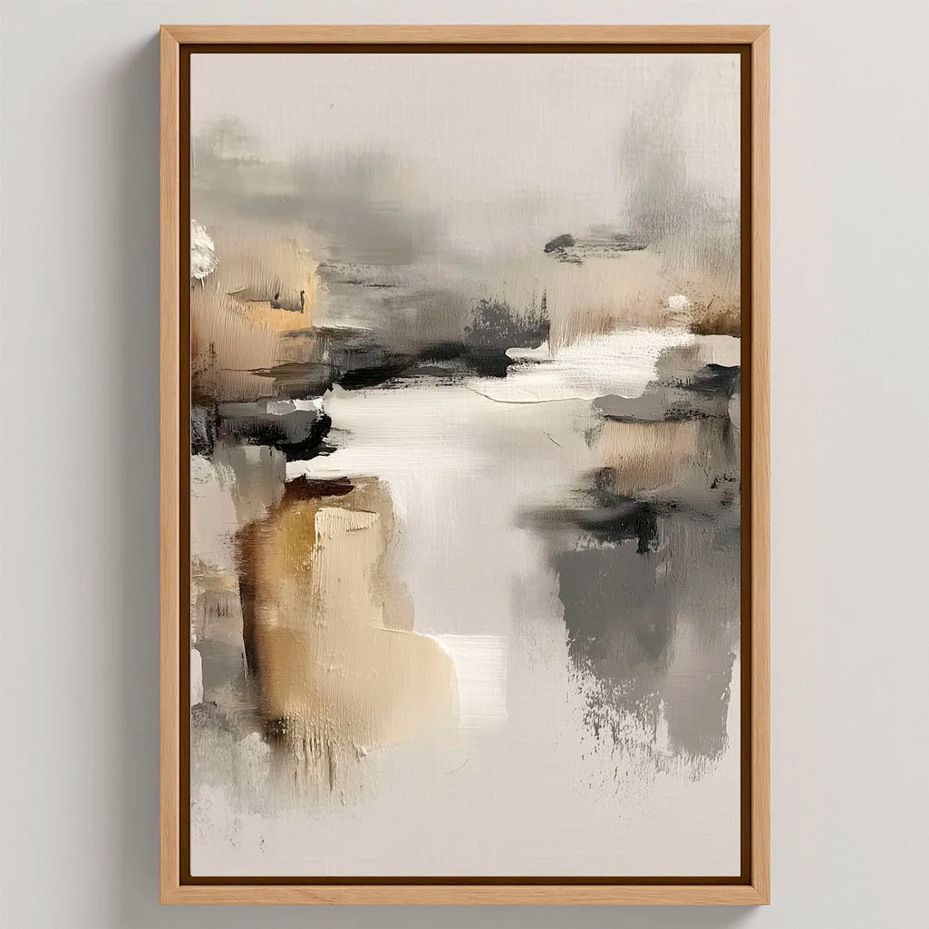 Ingelijst canvas – Echo van stilte