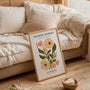 flower market london floral poster gallery wall botanical decor