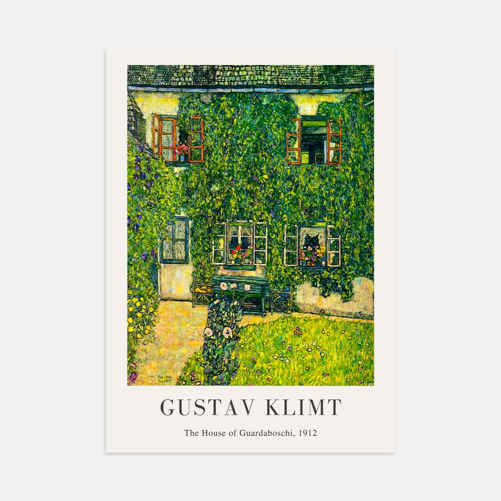 Gustav Klimt Poster – Huis van Guardaboschi