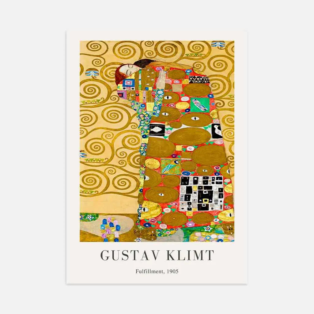 Gustav Klimt Poster – Vervulling