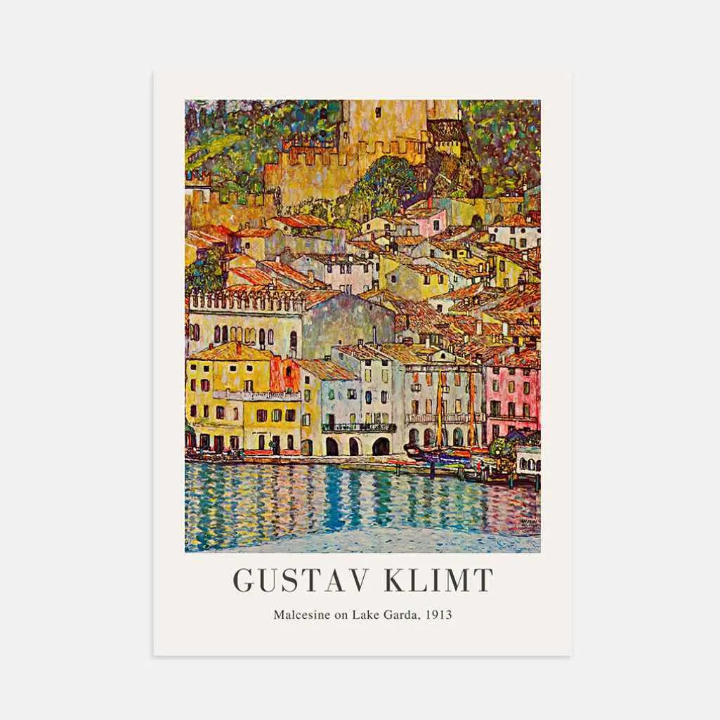 Gustav Klimt – Malcesine aan het Gardameer Poster