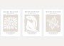 henri matisse beige white minimal poster set wall art
