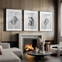henri matisse grey minimal gallery wall posters