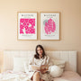 matisse poster set 2 gallery wall pink forms