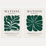 matisse green botanical compositions poster set of 2 wall art