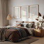 minimal beige gallery wall poster set