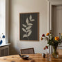 minimal branch poster gallery wall neutral decor