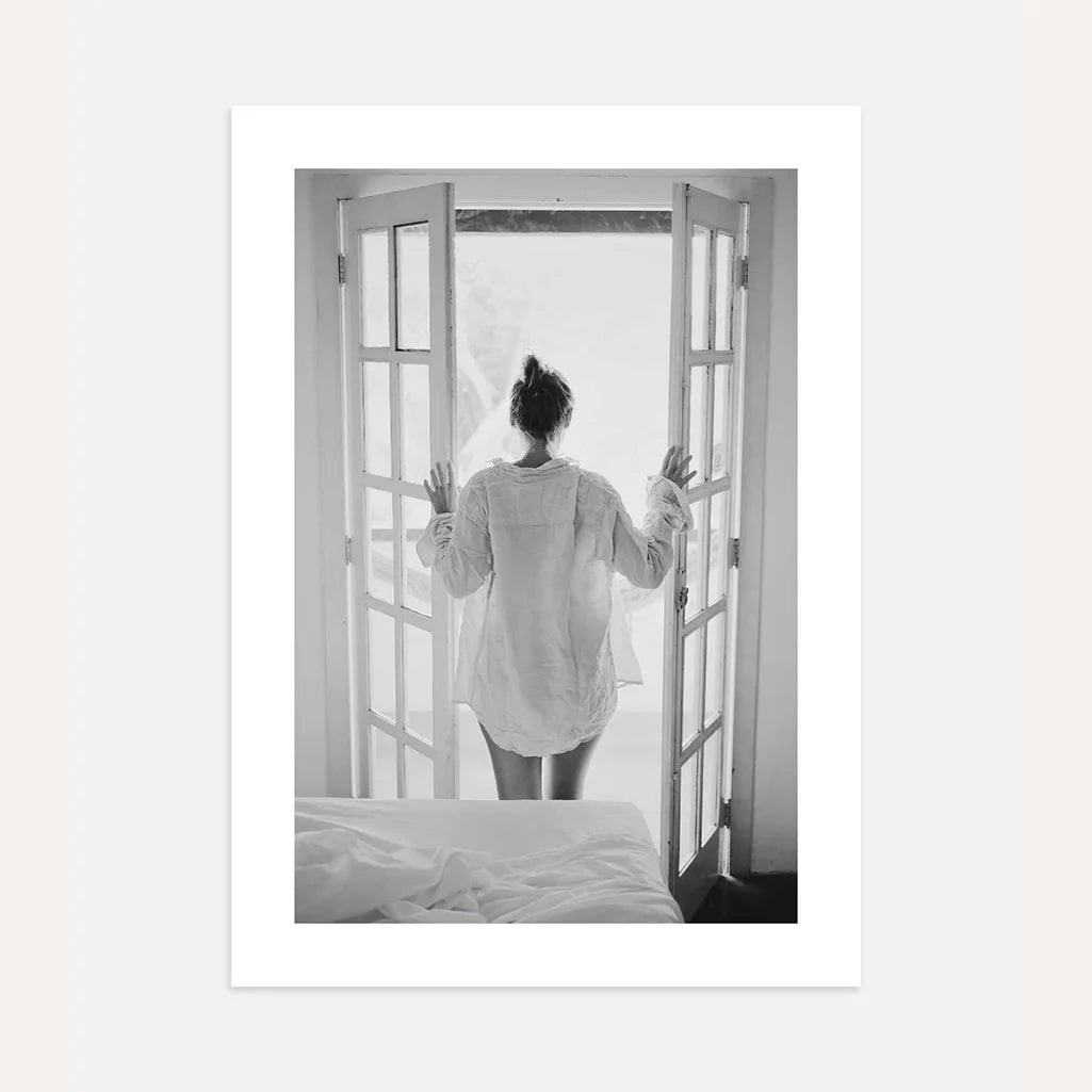 morning window poster wall art