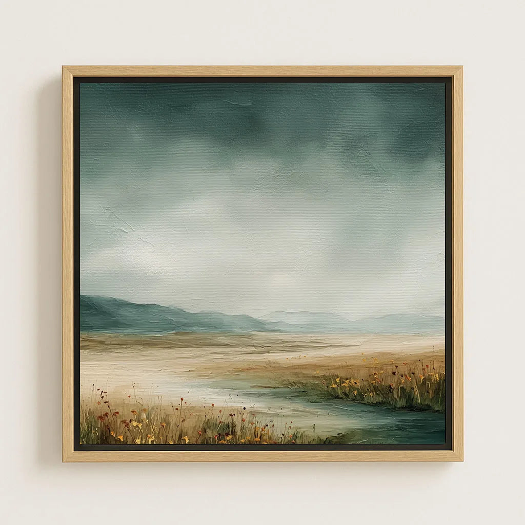 Ingelijst canvas – Voor de storm