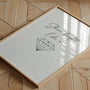 diamond poster dressing room decor